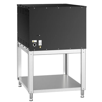 GGM Gastro Electric Deck Pizza Oven - Twin Deck - Refractory Stone Deck - 4+4 - Ø 35cm (35.1 cm) - Mechanical Controls - up to 450°C - incl. Base frame