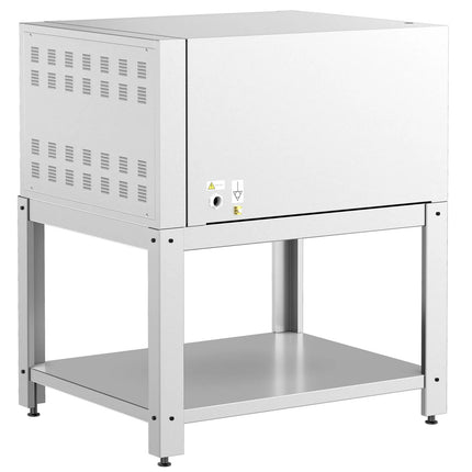 GGM Gastro Electric Deck Pizza Oven - Twin Deck - Refractory Stone Deck - 9+9 - Ø 30cm (30.5 cm) - Mechanical Controls - incl. Base frame