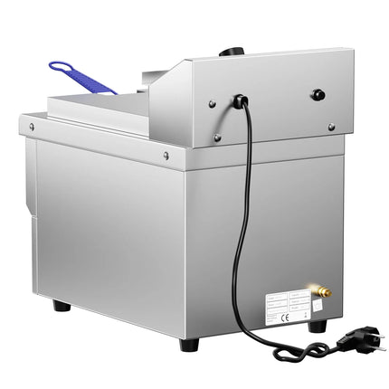 GGM Gastro Electric deep fryer - 12 litres - 3.25 kW - with drain tap