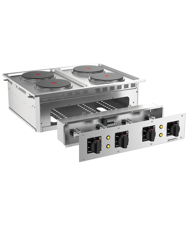 GGM Gastro Electric Drop-in Boiling Top - 10.4kW - 4 Plates