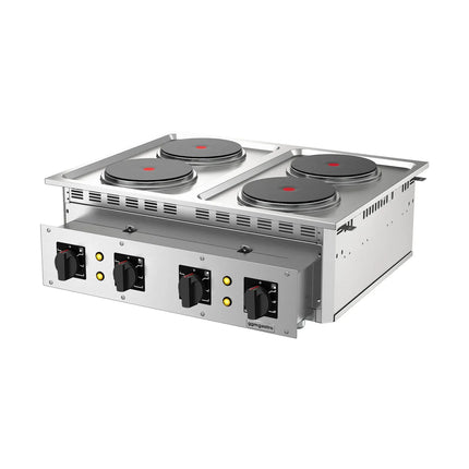 GGM Gastro Electric Drop-in Boiling Top - 10.4kW - 4 Plates