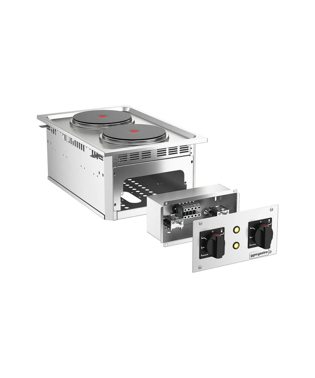 GGM Gastro Electric Drop-in Boiling Top - 5.2kW - 2 Plates