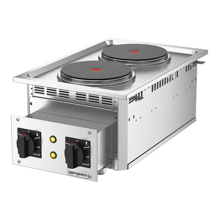 GGM Gastro Electric Drop-in Boiling Top - 5.2kW - 2 Plates