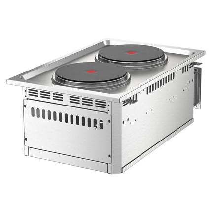 GGM Gastro Electric Drop-in Boiling Top - 5.2kW - 2 Plates