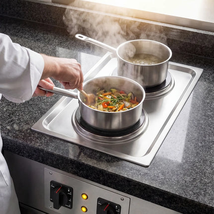 GGM Gastro Electric Drop-in Boiling Top - 5.2kW - 2 Plates