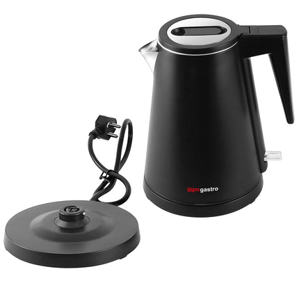 GGM Gastro Electric kettle - 0.8 litres - 1.2 kW - incl. tea station with 4 compartments and drip tray