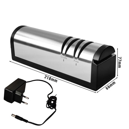 GGM Gastro Electric Knife Sharpener - Stainless Steel - 218x66x77mm