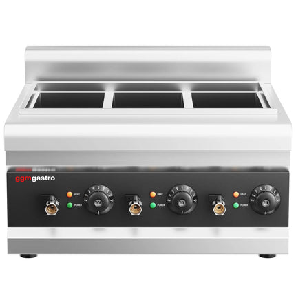 GGM Gastro Electric Pasta Cooker - Countertop - 3kW - with 6 Baskets