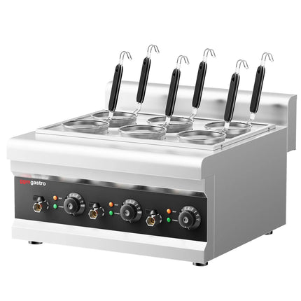GGM Gastro Electric Pasta Cooker - Countertop - 3kW - with 6 Baskets