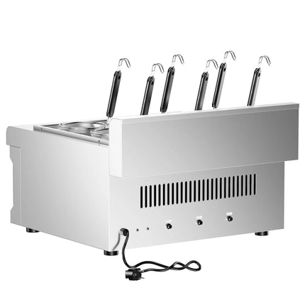 GGM Gastro Electric Pasta Cooker - Countertop - 3kW - with 6 Baskets