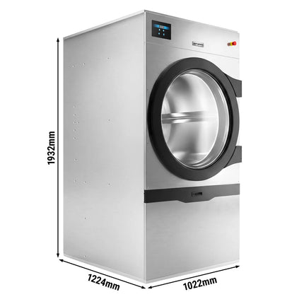 GGM Gastro Electric Professional Vented Tumble Dryer - 34kg - Dial Controls