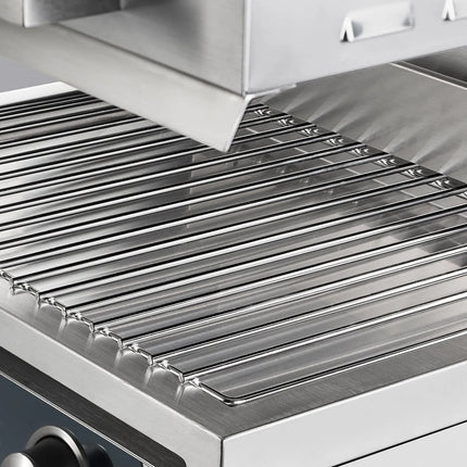 GGM Gastro Electric Rise & Fall Salamander Grill - Infrared - 4.5kW - 220V - Electronic Controls - Height-Adjustable Heating Elements