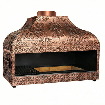 GGM Gastro Enclosed Copper Charcoal Grill - 1500mm