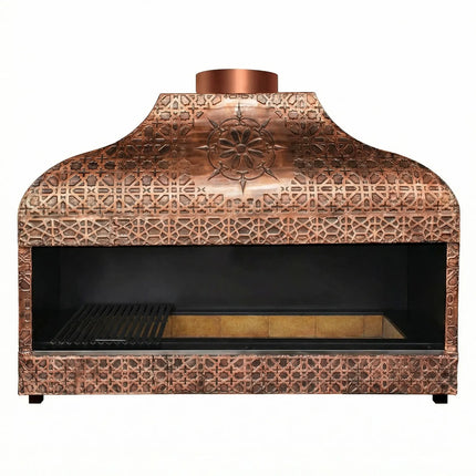 GGM Gastro Enclosed Copper Charcoal Grill - 1500mm