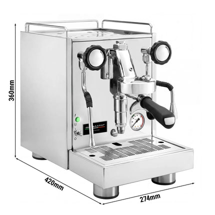 GGM Gastro Espresso Machine Compact - 1 Group - Manual - Pre-infusion System & 1 Steam Wand