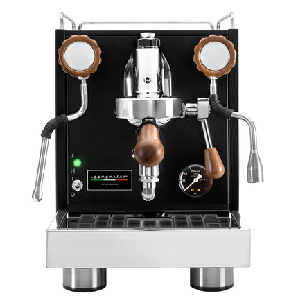 GGM Gastro Espresso Machine Compact - 1 Group - Manual - Pre-infusion System & 1 Steam Wand - Black