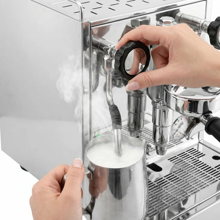 GGM Gastro Espresso Machine Compact - 1 Group - Manual - Pre-infusion System & 1 Steam Wand