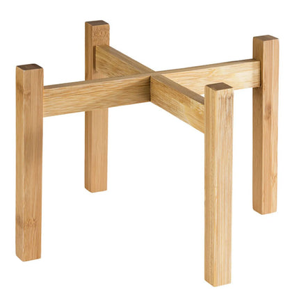 GGM Gastro Etagere / Buffet Stand - Bamboo - Brown - square - Height: 140mm - suitable for 10430 & 10435