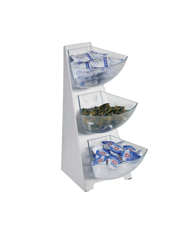 GGM Gastro Etagere / Buffet Stand - MULTI RACK - Stainless steel frame - Height: 410mm - with 3 shelves - suitable for 11455#6