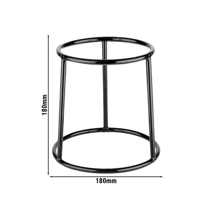 GGM Gastro Etagere / Buffet Stand - MULTI ROUND - Metal - Black - round - Height: 180mm