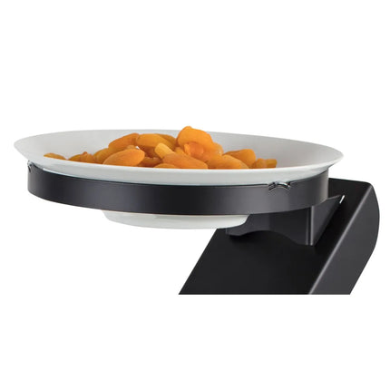 GGM Gastro Etagere / Buffet Stand - Powder-coated stainless steel & Melamine - Black - incl. 3 Melamine bowls Ø260mm