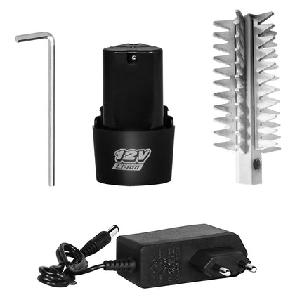 GGM Gastro Fish Descaler - Electric - 75W - Battery & Charging Station - Stainless Steel & ABS