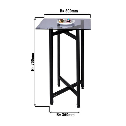 GGM Gastro Folding Side Table - 50x50cm