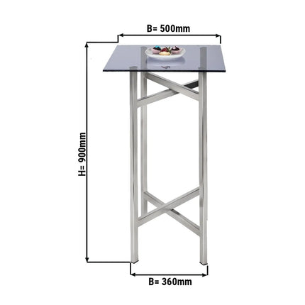 GGM Gastro Folding Side Table - 50x50cm