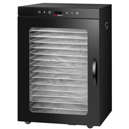 GGM Gastro Food Dehydrator - with 16 Trays - Black - Digital Timer - 1.5kW