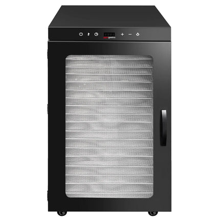 GGM Gastro Food Dehydrator - with 20 Shelves - Stainless Steel - Digital Timer - 2kW