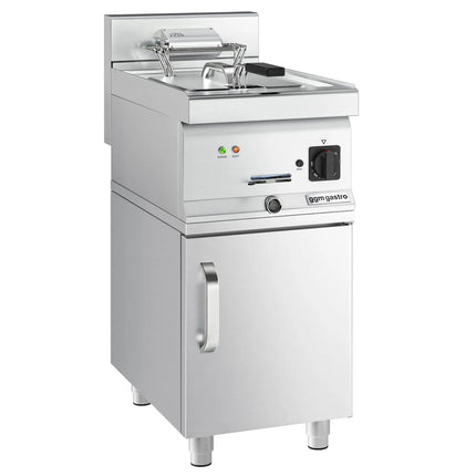GGM Gastro Free Standing Electric Fryer - 10 litres - 9kW - incl. substructure with 1 door