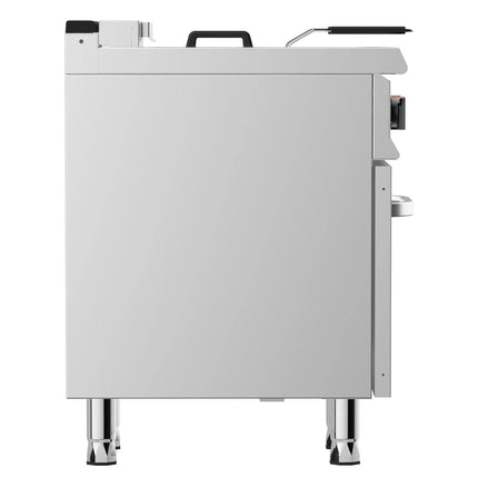 GGM Gastro Free Standing Electric Fryer - 18 litres - 14kW - with drain tap - incl. substructure with 1 door