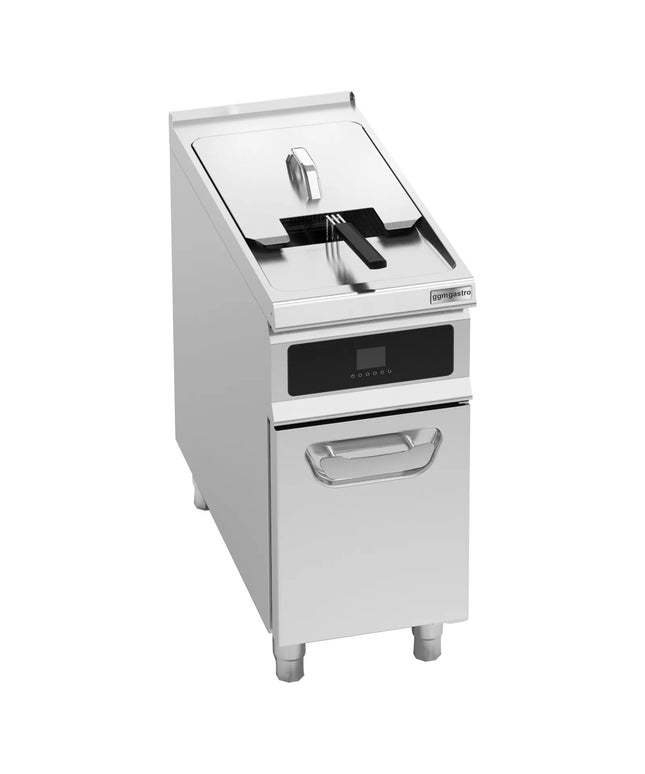 GGM Gastro Free Standing Electric Fryer - 22 litres - 22kW - Electronic control - with built-in oil filtration