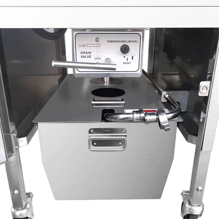 GGM Gastro Free Standing Electric Fryer - 26 litres - 14.2kW - with built-in oil filtration - Digital