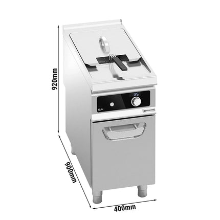 GGM Gastro Free Standing Electric Fryer | Bflex Digital - 18kW - 18 litres - Bflex Digital