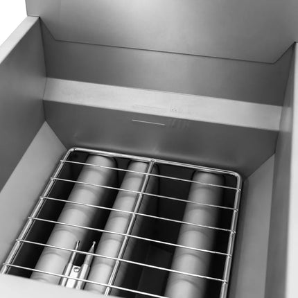 GGM Gastro Free Standing Gas Fryer - 16 litres - 27kW - with drain tap