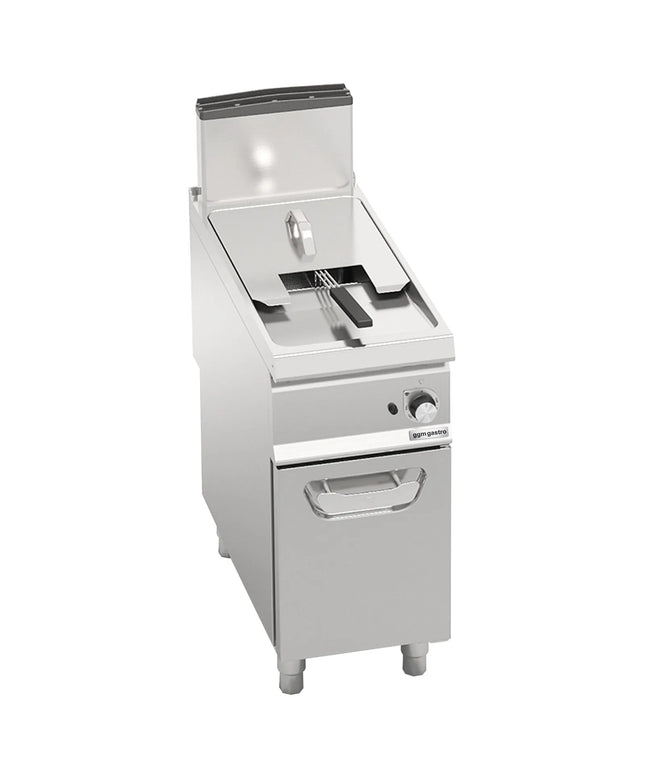 GGM Gastro Free Standing Gas Fryer - 18 litres - 14kW - Electronic control - with drain tap - Indirect heating