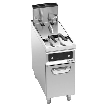 GGM Gastro Free Standing Gas Fryer - 20 litres - 17.5kW - with built-in oil filtration - with automatic basket lift