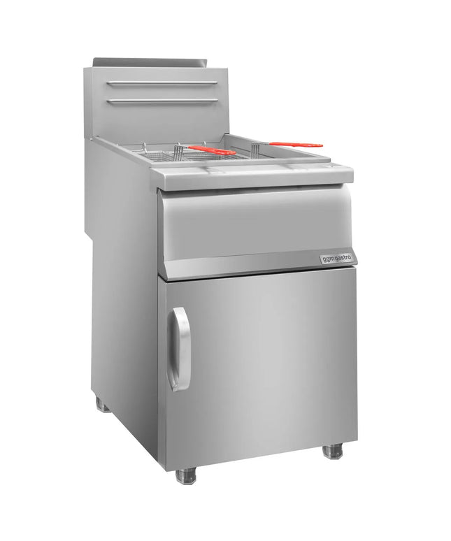 GGM Gastro Free Standing Gas Fryer - 30 litres - 45kW - with drain tap