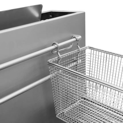 GGM Gastro Free Standing Gas Fryer - 30 litres - 45kW - with drain tap