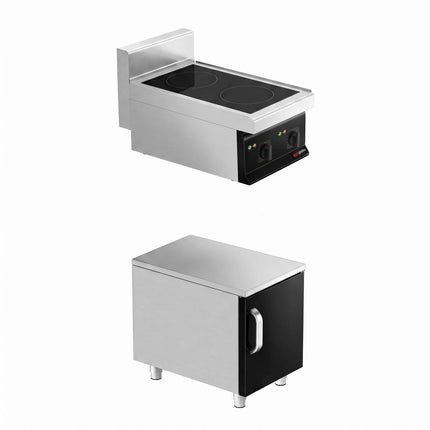 GGM Gastro Freestanding Induction Hob - 7kW - 2 zones