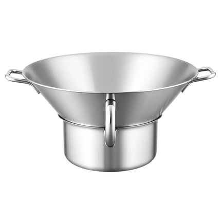 GGM Gastro French Fries Colander – Ø41 cm - stainless steel - side handles - removable bowl