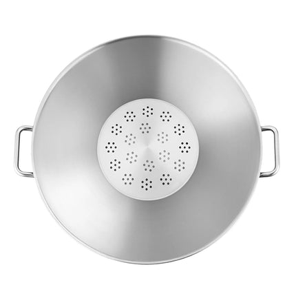 GGM Gastro French Fries Colander – Ø41 cm - stainless steel - side handles - removable bowl