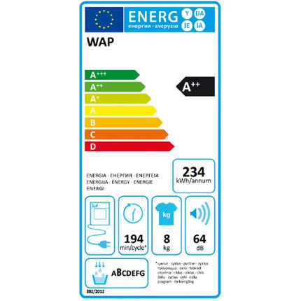GGM Gastro Front Loading Heat Pump Tumble Dryer - 8kg - Digital Controls