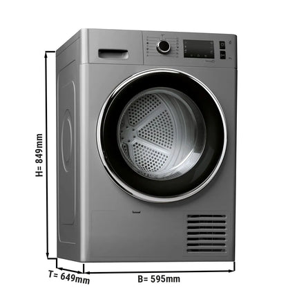 GGM Gastro Front Loading Heat Pump Tumble Dryer - 8kg - Digital Controls