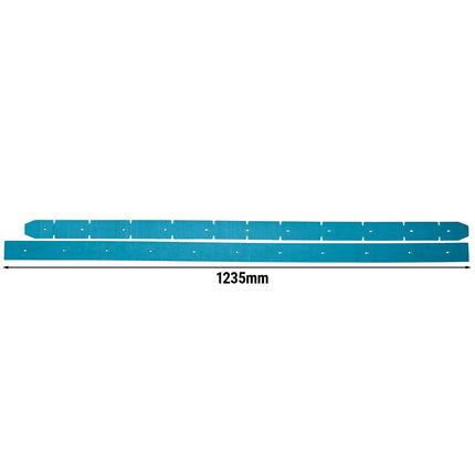 GGM Gastro Front squeegee blade - 1235x47mm - for Industrial ride-on floor cleaner BRMHK6000 & BRMHK7150