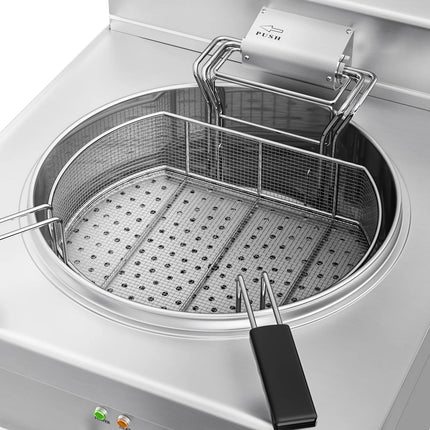 GGM Gastro Fryer Basket - 410x340x100mm - 21L - Stainless Steel - for Fischfritteuse EFFK600-E