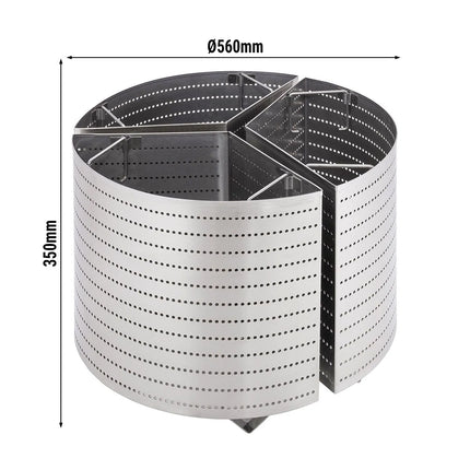 GGM Gastro Fryer Basket - Ø560x350mm - 100L - GN 1/1 - for Boiling Pan 100L