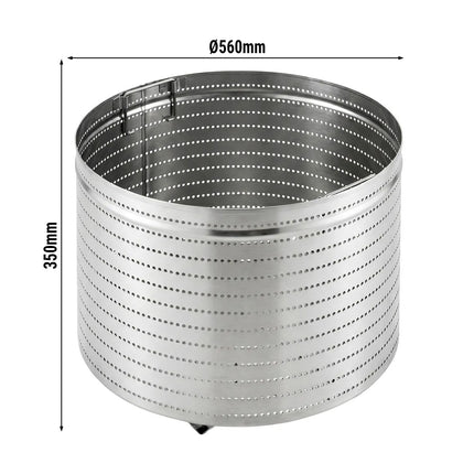 GGM Gastro Fryer Basket for Boiling Pan 900 Series - Ø560xH350mm - 100L - GN 1/1