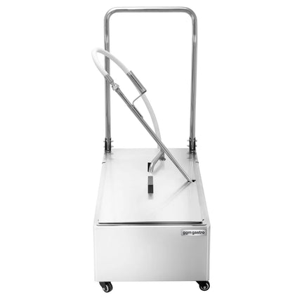 GGM Gastro Fryer Oil Filter - 450x890x880mm - 48L/min - Stainless Steel - with Wheels